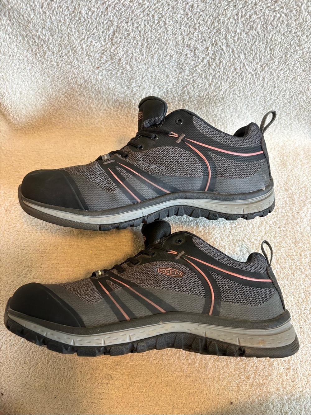 Keen Utility Sedona Shoes Womens Size 9.5W Gray Work Safety Alloy Toe F2413